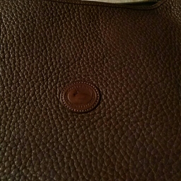 RARE Classic Brown AWL Dooney & Bourke HOBO - Picture 2 of 4