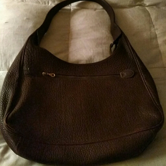 RARE Classic Brown AWL Dooney & Bourke HOBO - Picture 3 of 4