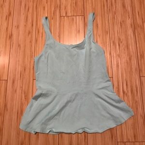 Express Mint Sleeveless Peplum