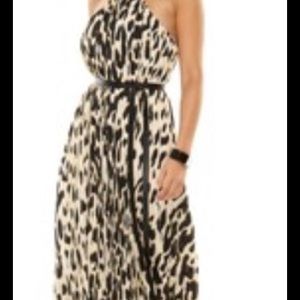 Calvin Klein-  animal print maxi dress