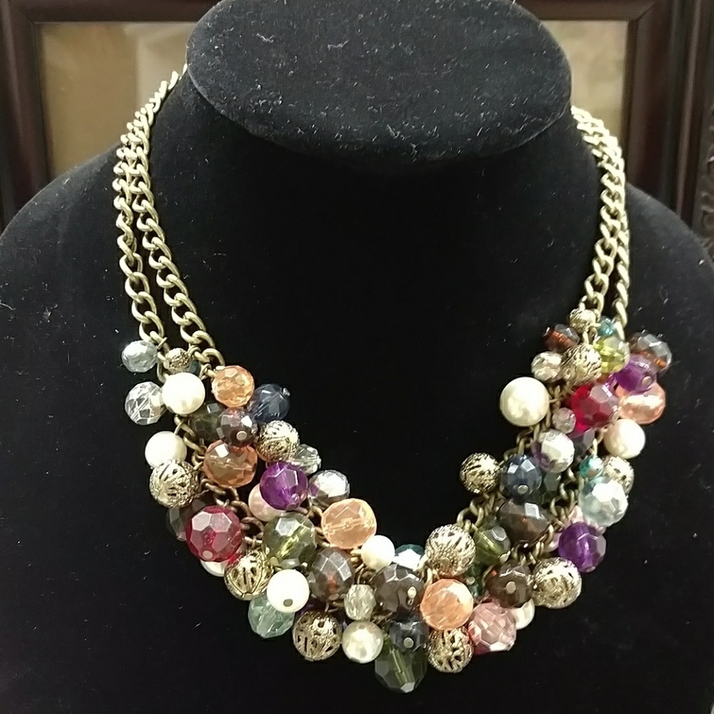 Jewel colored Necklace