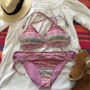 Paisley Printed Two Piece Bikini