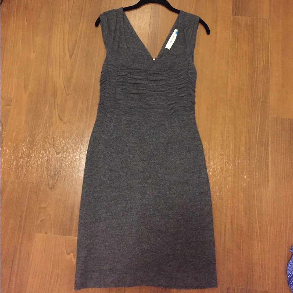 Charcoal Gray Dress from Anthropologie