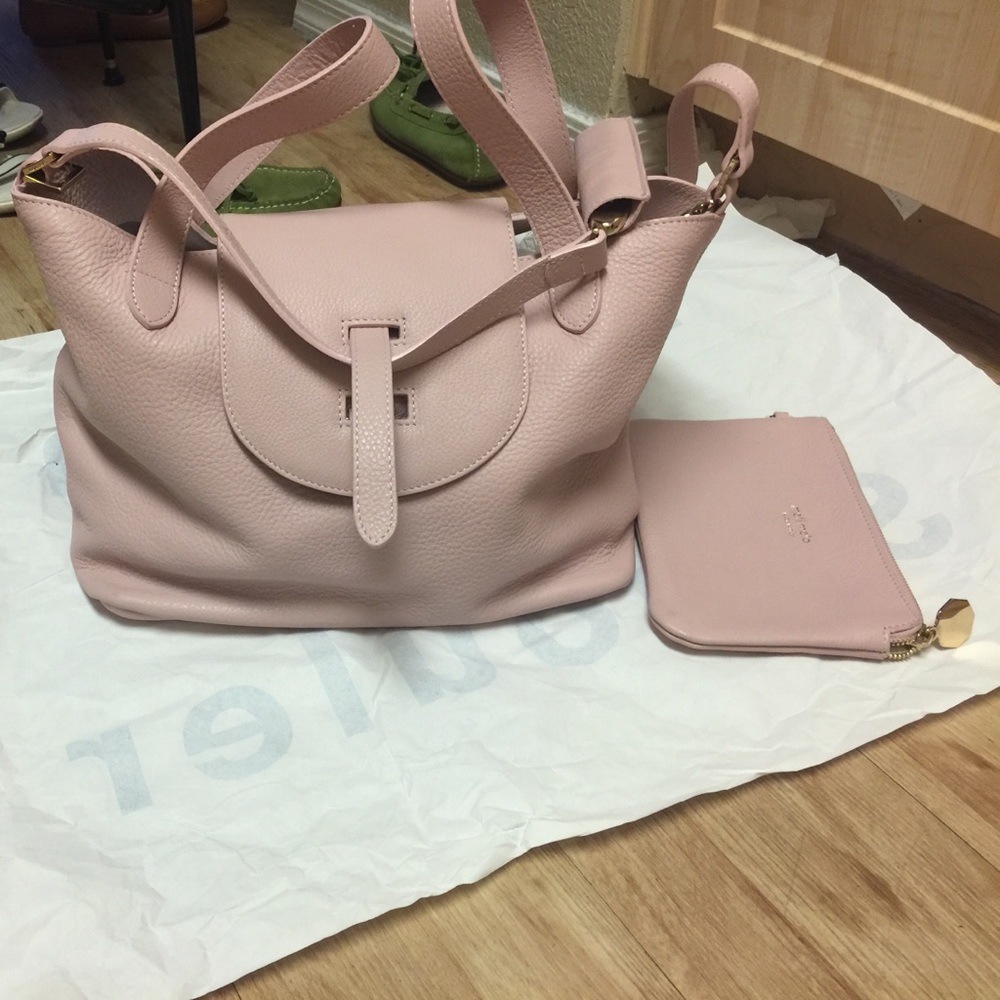 Meli Melo pink Thela bag medium pink