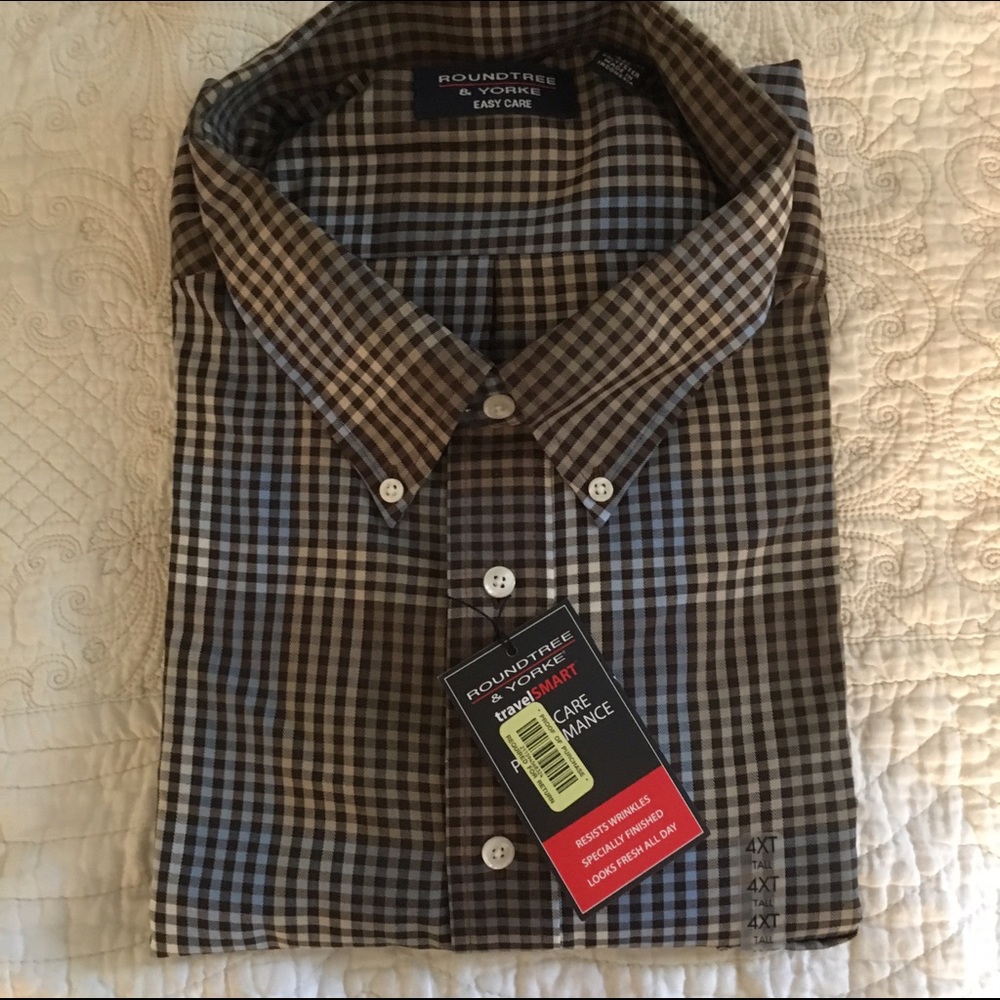 ROUNDTREE & YORKE "All New" Button Down Shirt.