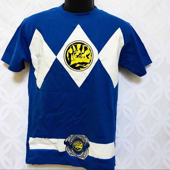 blue power ranger shirt