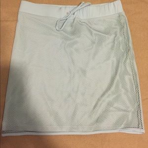 Burberry mint blue/green swim cover skirt size S