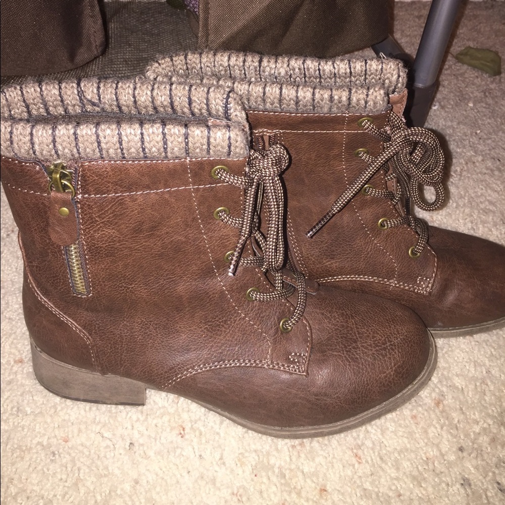 Brown Ankle Booties