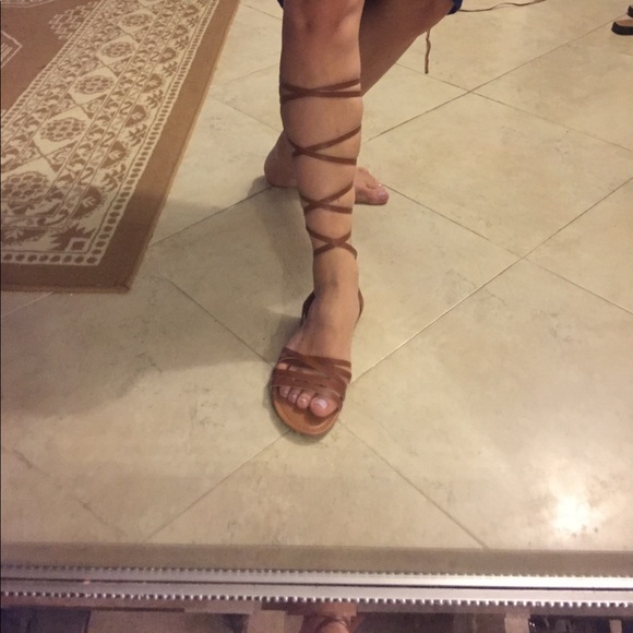 Gladiators/ flats with stripes - Picture 1 of 3