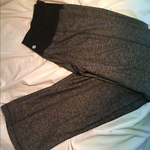 Lululemon Groove Yoga Pants (Gray/Black)