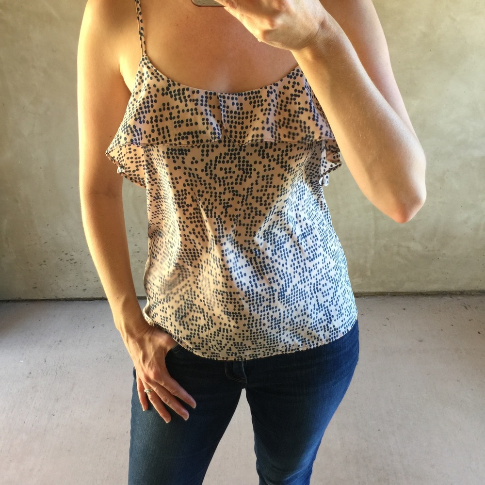 Stitch Fix Collective Concepts Dotted Ruffle Cami