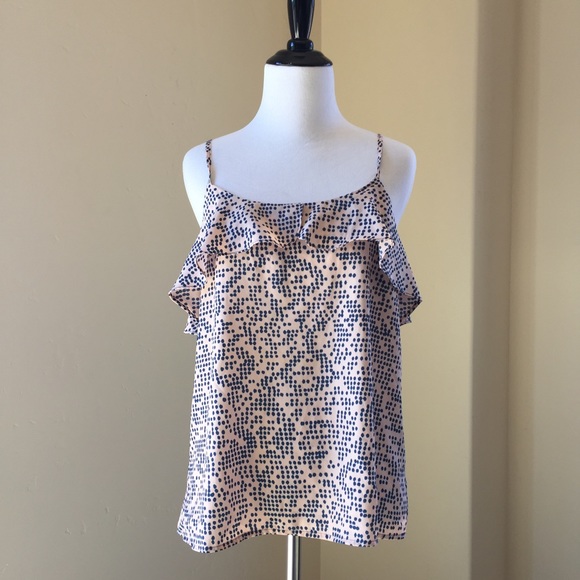 Stitch Fix Collective Concepts Dotted Ruffle Cami - Picture 2 of 8