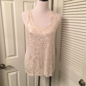 J.Crew Printed Sequin Tank Top J.Crew Printed Sequin Tank Top