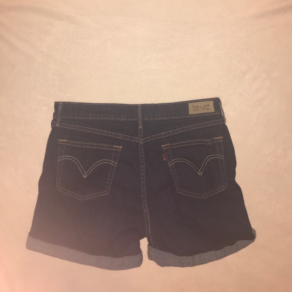 Levi's jean shorts! Perfect mid-short jean fit!