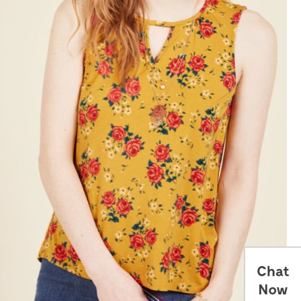 NWT ModCloth All for a Good Cosmopolitan Tank L