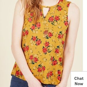 NWT ModCloth All for a Good Cosmopolitan Tank L