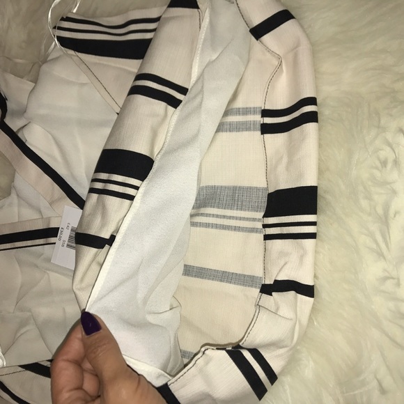 Topshop Stripe Hardware Crisscross Camisole NWT - Picture 6 of 8