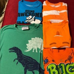 Bundle of (5) Little Boys T-Shirts- Size 4T