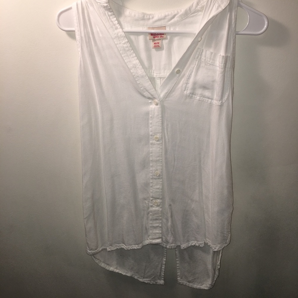 Sleeveless button down from target