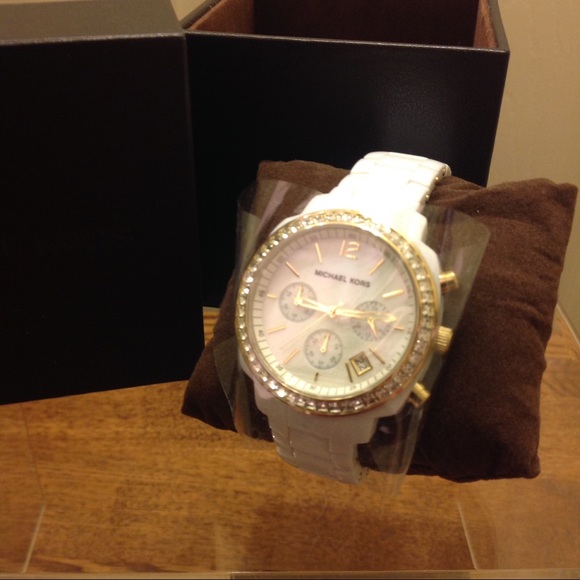 Michael Kors Accessories - Michael Kors White Watch