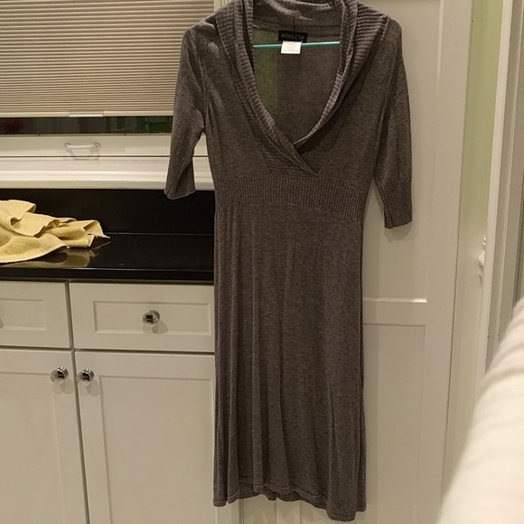 Grey wool Athleta dress - Picture 1 of 2