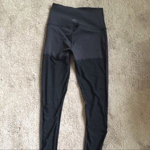 Beyond Yoga Polka Dot Mesh Leggings