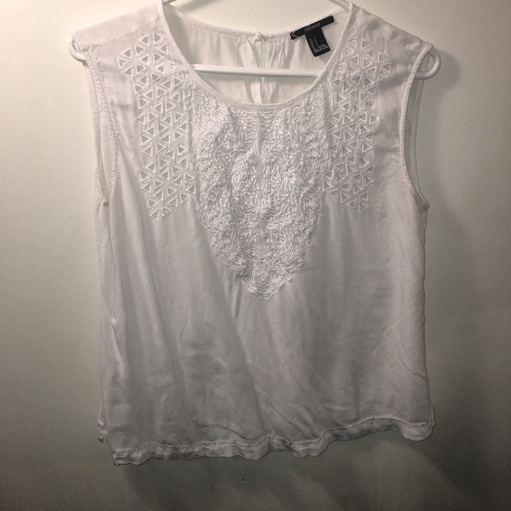 Adorable white top