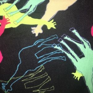 LulaRoe os leggings Neon giraffes
