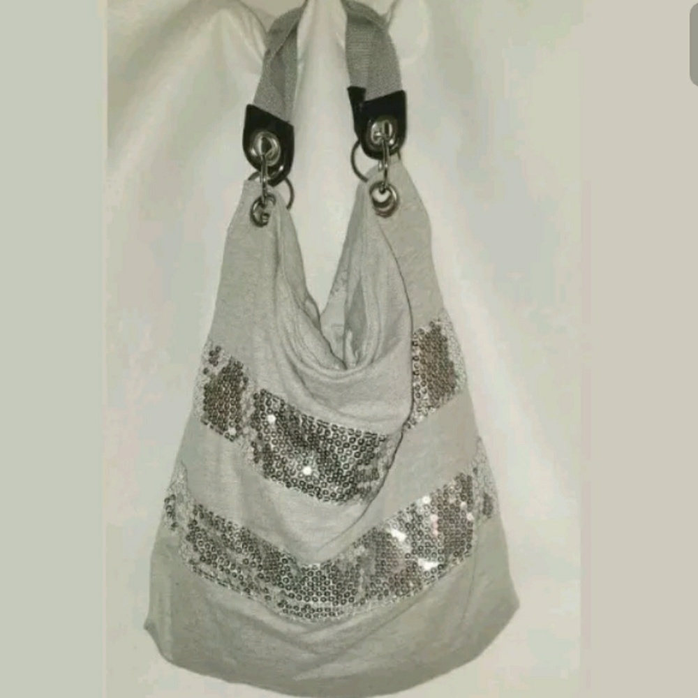 Gray Sequin Purse/Tote