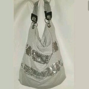 Gray Sequin Purse/Tote