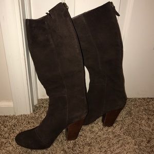 Brown leather boots. Make reasonable offer.