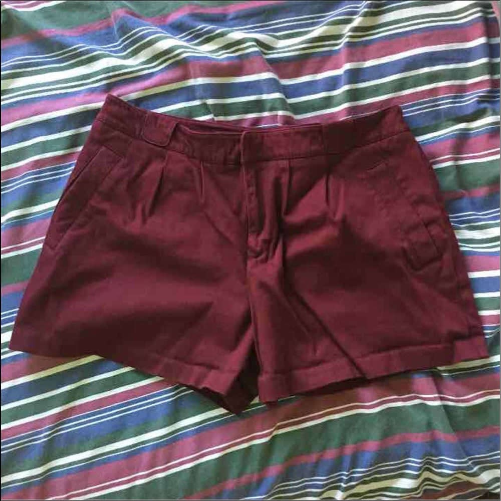 Maroon Lauren Conrad shorts