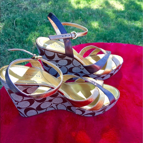 Coach wedge sandals - Picture 4 of 4