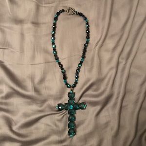 Bling Cross Necklace