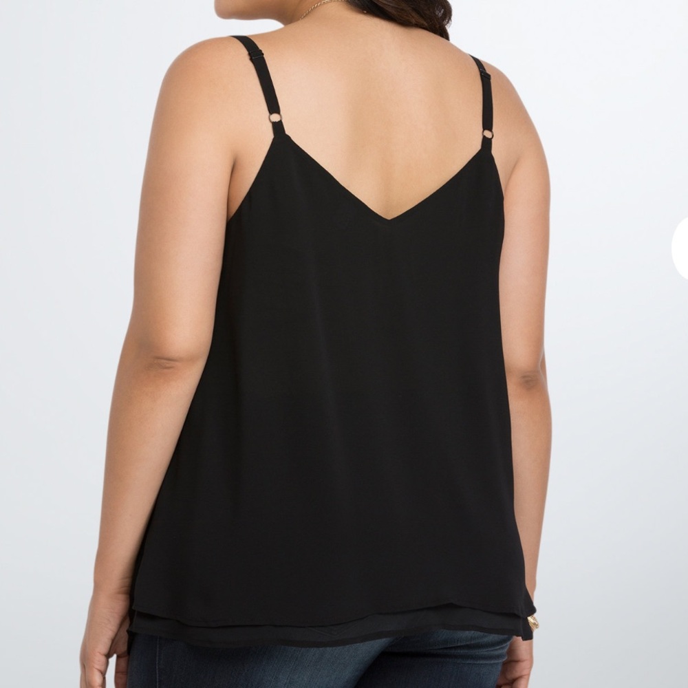 ONLY ONE LEFT ⚡️NWT Double Layered Chiffon Cami - Picture 2 of 4