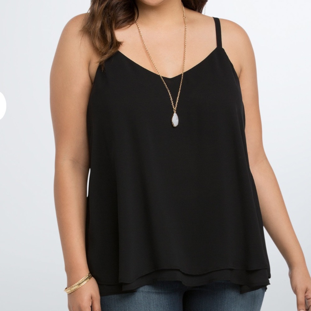 ONLY ONE LEFT ⚡️NWT Double Layered Chiffon Cami - Picture 3 of 4