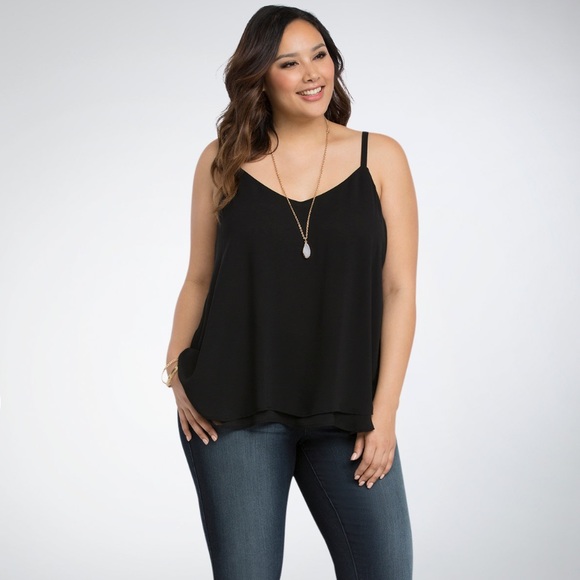 torrid Tops - ONLY ONE LEFT ⚡️NWT Double Layered Chiffon Cami
