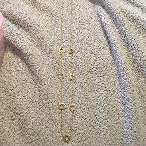 Kate Spade gold Spade necklace
