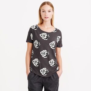 J.Crew Pop Art Rose t-shirt