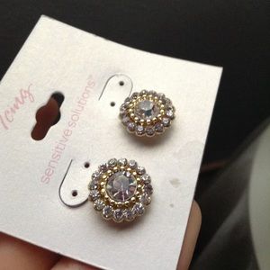 Gold and Crystal earrings