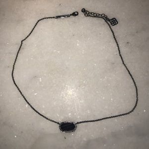 Black Kendra Scott necklace