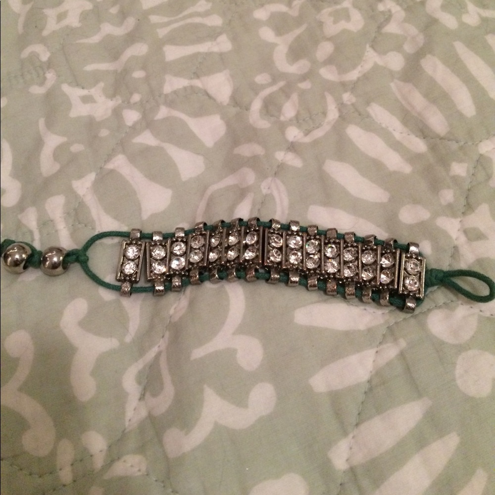 Large rhinestone bracelet