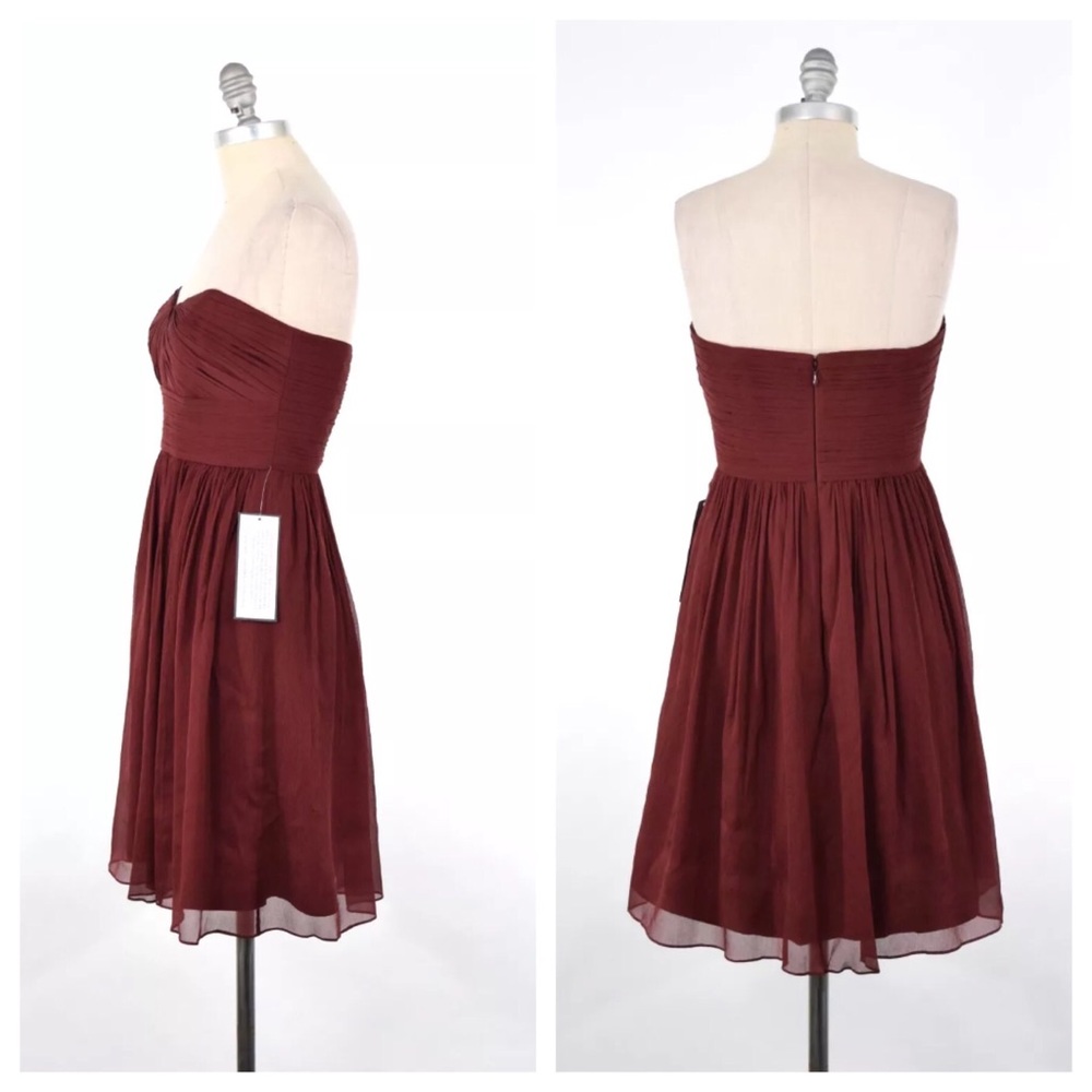 ❌SOLD❌NWT J.Crew silk chiffon cocktail dress - Picture 3 of 3