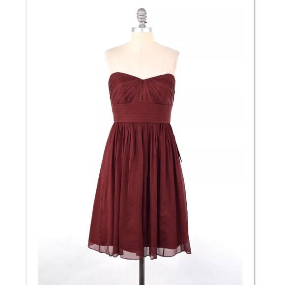 ❌SOLD❌NWT J.Crew silk chiffon cocktail dress - Picture 1 of 3