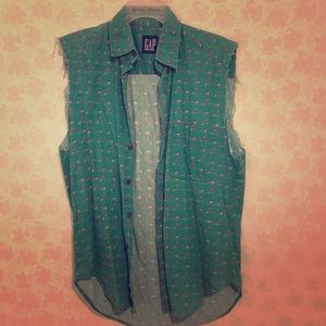 Vintage gap printed shirt