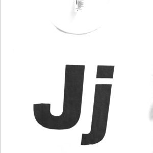 AMERICAN APPAREL "Jj" INITIAL TEE