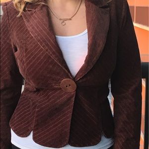 Brown corduroy jacket