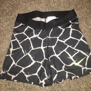 Small Nike pro shorts