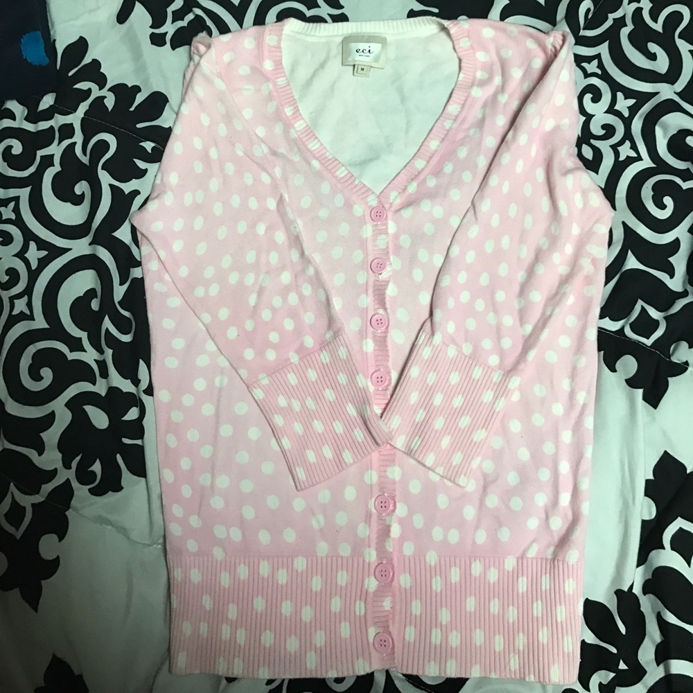 Polka Dot Cardigan