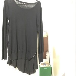Sweater long shirt dress